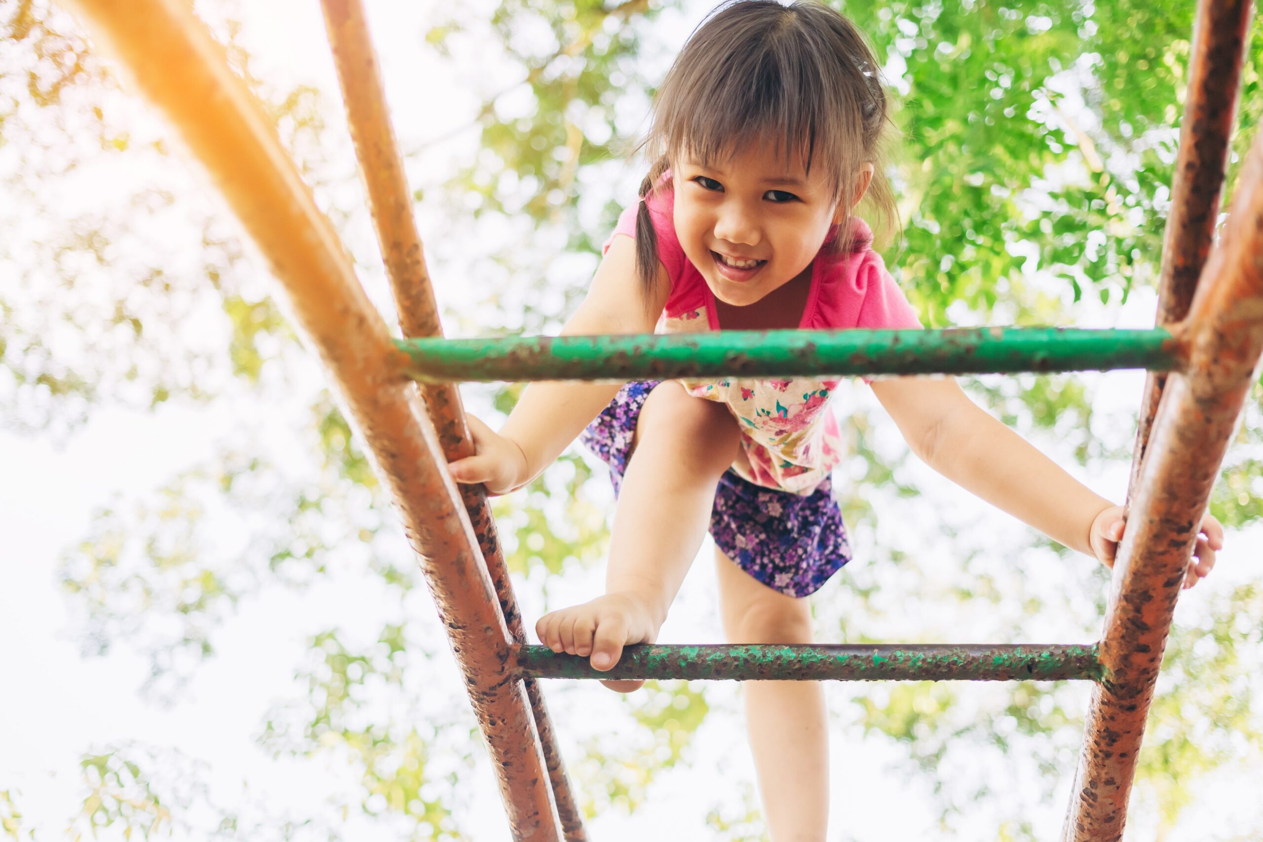 girl on playground