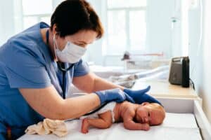 baby with spinal galant reflex